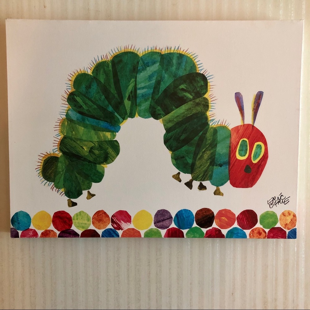 Eric Carle Hungry Caterpillar canvas